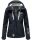 Marikoo Kleinezicke Damen Outdoor  Softshell Jacke Übergangsjacke B864 Blau-Gr.M