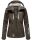 Marikoo Kleinezicke Damen Outdoor  Softshell Jacke Übergangsjacke B864 Anthrazit-Gr.S