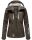 Marikoo Kleinezicke Damen Outdoor  Softshell Jacke Übergangsjacke B864 Anthrazit-Gr.XL