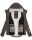 Marikoo Kleinezicke Damen Outdoor  Softshell Jacke Übergangsjacke B864 Anthrazit-Gr.XL