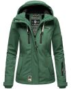 Marikoo Kleinezicke Damen Outdoor  Softshell Jacke Übergangsjacke B864 Dus.Grün-Gr.XL
