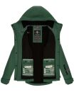 Marikoo Kleinezicke Damen Outdoor  Softshell Jacke Übergangsjacke B864 Dus.Grün-Gr.XL