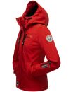 Marikoo Kleinezicke Damen Outdoor  Softshell Jacke Übergangsjacke B864 Rot-Gr.M