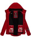 Marikoo Kleinezicke Damen Outdoor  Softshell Jacke Übergangsjacke B864 Rot-Gr.M