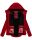 Marikoo Kleinezicke Damen Outdoor  Softshell Jacke Übergangsjacke B864 Rot-Gr.M