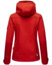 Marikoo Kleinezicke Damen Outdoor  Softshell Jacke Übergangsjacke B864 Rot-Gr.XXL