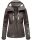 Marikoo Kleinezicke Damen Outdoor  Softshell Jacke Übergangsjacke B864 Grau-Gr.S