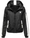 Navahoo Sunitaa Damen 2in1 Windbreaker Wende Jacke B865 Schwarz-Gr.XS