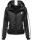 Navahoo Sunitaa Damen 2in1 Windbreaker Wende Jacke B865 Schwarz-Gr.XS