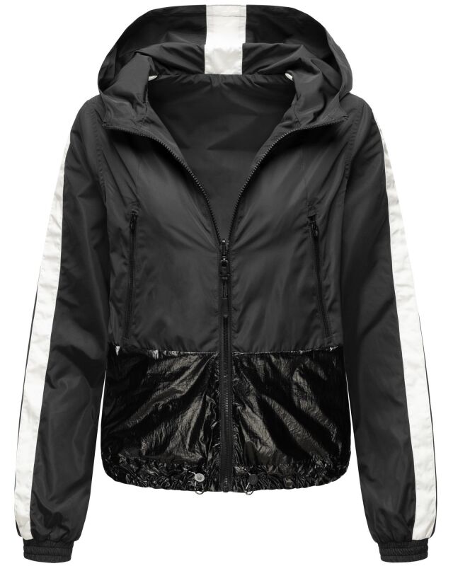 Navahoo Sunitaa Damen 2in1 Windbreaker Wende Jacke B865 Schwarz-Gr.XXL
