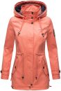 Marikoo Nyokoo leichte Damen Übergangs Jacke mit Kapuze B690 Coral Größe S - Gr. 36