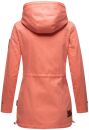 Marikoo Nyokoo leichte Damen Übergangs Jacke mit Kapuze B690 Coral Größe S - Gr. 36
