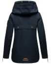 Navahoo Wekoo Damen Übergangs Jacke mit Kapuze B692 Navy Größe M - Gr. 38