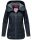 Navahoo Wekoo Damen Übergangs Jacke mit Kapuze B692 Navy Größe XL - Gr. 42