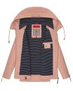 Navahoo Wekoo Damen Übergangs Jacke mit Kapuze B692 Light Rose Größe L - Gr. 40
