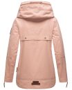 Navahoo Wekoo Damen Übergangs Jacke mit Kapuze B692 Light Rose Muster Größe S - Gr. 36