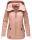 Navahoo Wekoo Damen Übergangs Jacke mit Kapuze B692 Light Rose Muster Größe L - Gr. 40