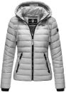 Navahoo Lulana Damen Steppjacke Übergangsjacke B650 Hellgrau Größe XL - Gr. 42