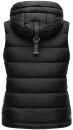 Marikoo Taisaa Damen Stepp Weste Übergangsjacke mit Stehkragen B866 Schwarz-Gr.M