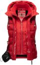 Marikoo Taisaa Damen Stepp Weste Übergangsjacke mit Stehkragen B866 Rot-Gr.L