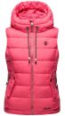 Marikoo Taisaa Damen Stepp Weste Übergangsjacke mit Stehkragen B866 Pink-Gr.XS
