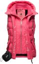 Marikoo Taisaa Damen Stepp Weste Übergangsjacke mit Stehkragen B866 Pink-Gr.XS