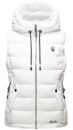 Marikoo Taisaa Damen Stepp Weste Übergangsjacke mit Stehkragen B866 Weiss-Gr.XS