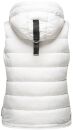 Marikoo Taisaa Damen Stepp Weste Übergangsjacke mit Stehkragen B866 Weiss-Gr.XS