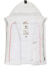 Marikoo Taisaa Damen Stepp Weste Übergangsjacke mit Stehkragen B866 Weiss-Gr.XS