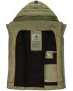 Marikoo Taisaa Damen Stepp Weste Übergangsjacke mit Stehkragen B866 Olive-Gr.XXL