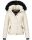 Navahoo warme Damen Winterjacke Kurzjacke gefüttert B301 Beige Größe XS - Gr. 34