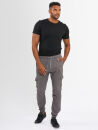 Alessandro Salvarini Herren Designer Cargo Stoff Hose...