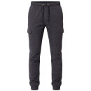 Alessandro Salvarini Herren Designer Cargo Stoff Hose Cargohose Regular Fit NEU O031 Anthrazit W38 L32