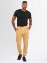 Alessandro Salvarini Herren Designer Cargo Stoff Hose...