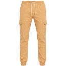 Alessandro Salvarini Herren Designer Cargo Stoff Hose Cargohose Regular Fit NEU O031 Beige W36 L34