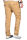 Alessandro Salvarini Herren Designer Cargo Stoff Hose Cargohose Regular Fit NEU O031 Beige W40 L34