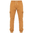 Alessandro Salvarini Herren Designer Cargo Stoff Hose Cargohose Regular Fit NEU O031 Camel W38 L34