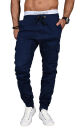 Alessandro Salvarini Herren Designer Cargo Stoff Hose...