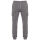 Alessandro Salvarini Herren Designer Cargo Stoff Hose Cargohose Regular Fit NEU O031 Grau W36 L32