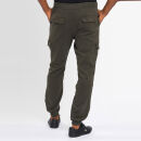 Alessandro Salvarini Herren Designer Cargo Stoff Hose Cargohose Regular Fit NEU O031 Grün W29 L32