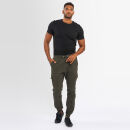 Alessandro Salvarini Herren Designer Cargo Stoff Hose...