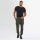 Alessandro Salvarini Herren Designer Cargo Stoff Hose Cargohose Regular Fit NEU O031 Grün W40 L34