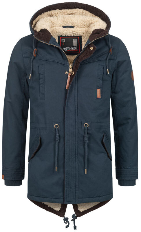 Alessandro Salvarini Herren Winterparka O280 Navy L