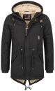 Alessandro Salvarini Herren Winterparka O280 Schwarz XL