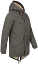 Alessandro Salvarini Herren Winterparka O280 Dunkelgrau L