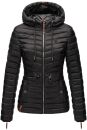 Marikoo Aniyaa Damen Jacke Steppjacke Übergangsjacke gesteppt B867 Schwarz-Gr.XS