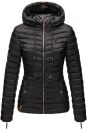 Marikoo Aniyaa Damen Jacke Steppjacke Übergangsjacke gesteppt B867 Schwarz-Gr.XS