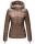Marikoo Aniyaa Damen Jacke Steppjacke Übergangsjacke gesteppt B867 Taupe-Gr.XXL