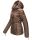 Marikoo Aniyaa Damen Jacke Steppjacke Übergangsjacke gesteppt B867 Taupe-Gr.XXL