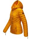 Marikoo Aniyaa Damen Jacke Steppjacke Übergangsjacke gesteppt B867 Gelb-Gr.S